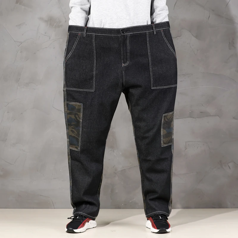 Blog Large size men's pants  band plus size 5XL 6XL 7XL Spring and Autumn large loose elastic army green large size pants sports pant