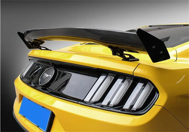 Высокое качество углеродного волокна заднее крыло багажника спойлер для FORD MUSTANG APR GT стиль