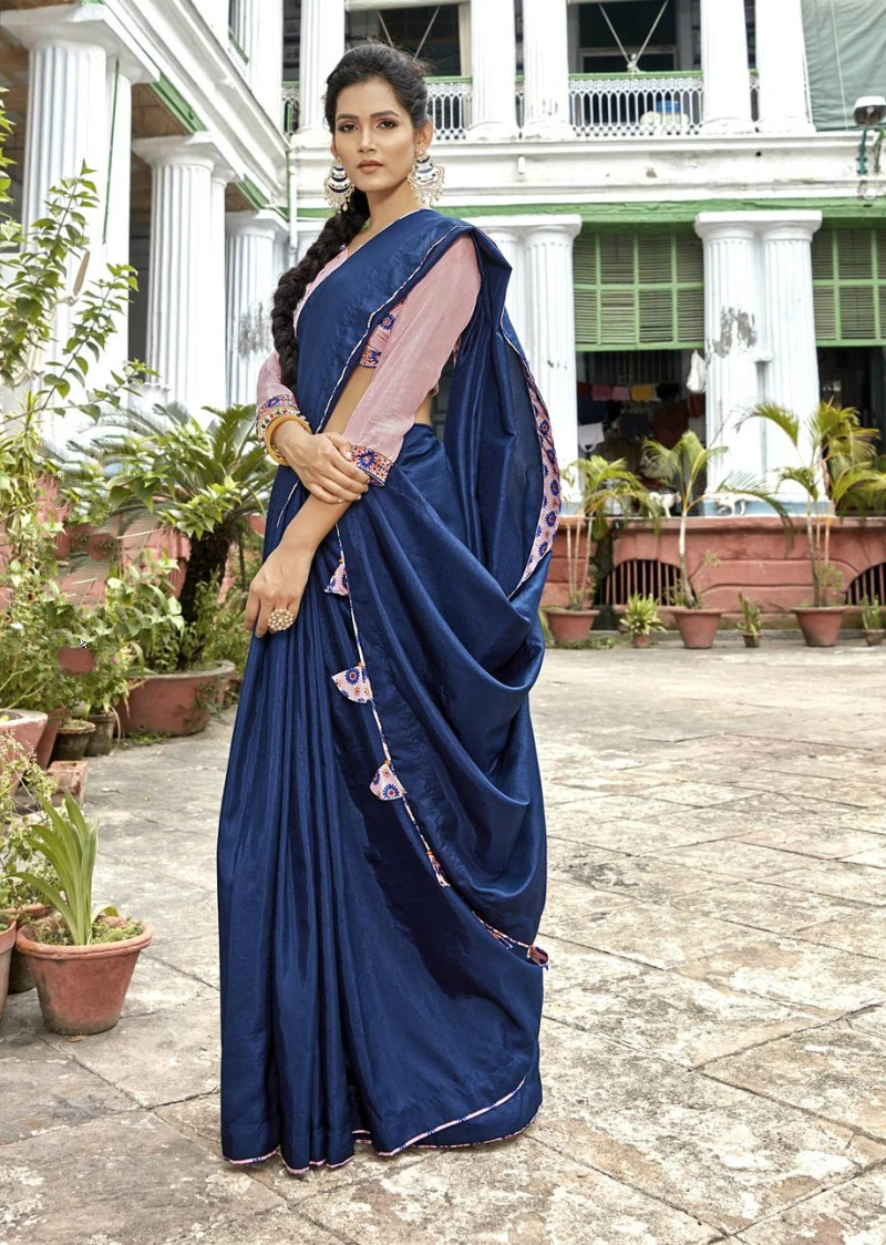Cotton Sari Saree Free Shipping With Blouse Indian Designer Saree Wedding Wear 