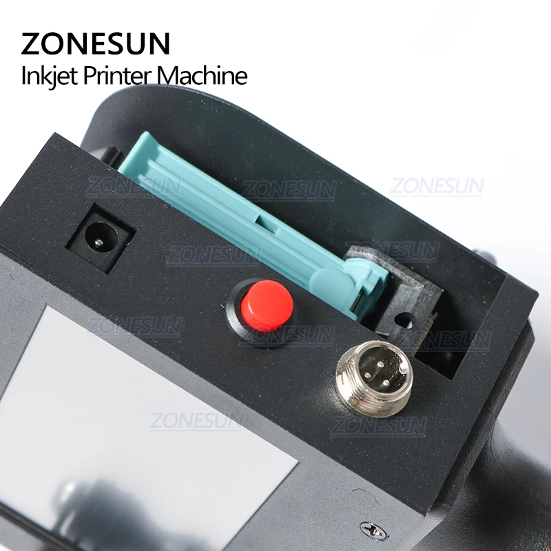 Ручной Интеллектуальный струйный принтер ZONESUN с сенсорным экраном QR USB 360