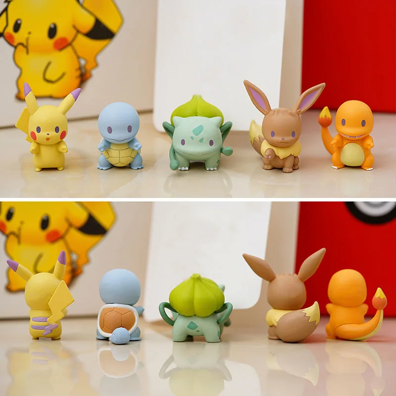 Фигурки из мультфильма пика булбазавр фигурка Eevee Squirtle Charmander подарок для детей