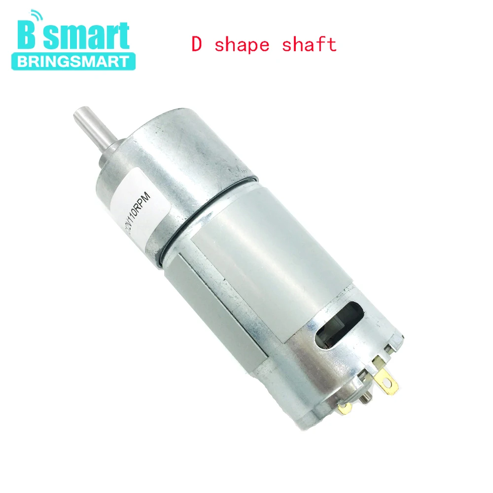 Bringsmart DC Мини Мотор JGB37 545 12В мотор редуктор постоянного тока 24В 7 1000 об/мин с