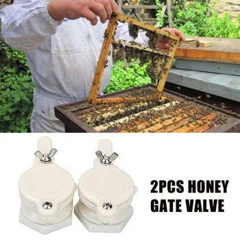 

2pcs Durable Nylon Bee Honey Tap Gate Valve Beekeeping Extractor Bottling Honey Gate Honey Extractor Beekeeping Equipment Tool