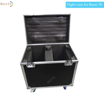 

Dual flight case for beam 7r 230 sharpy beam lyre 230W 7R beam moving head lights with wheels fly case moving head beam 230w