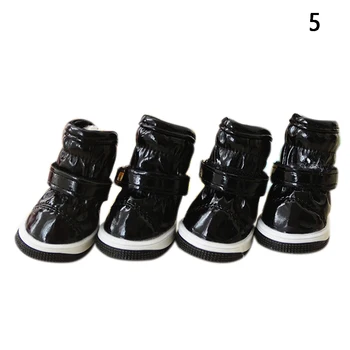 

4pcs Breathable Outdoor Warm Puppy Soft Winter Dog Shoes Protection Anti Slip Waterproof Casual Pet Care Wear Resistant