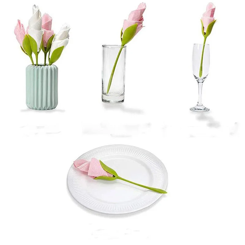 

Tissue Flower Tool Napkin Holder Rose Curling Flower Set Home Origami Flower Set Napkin Holders