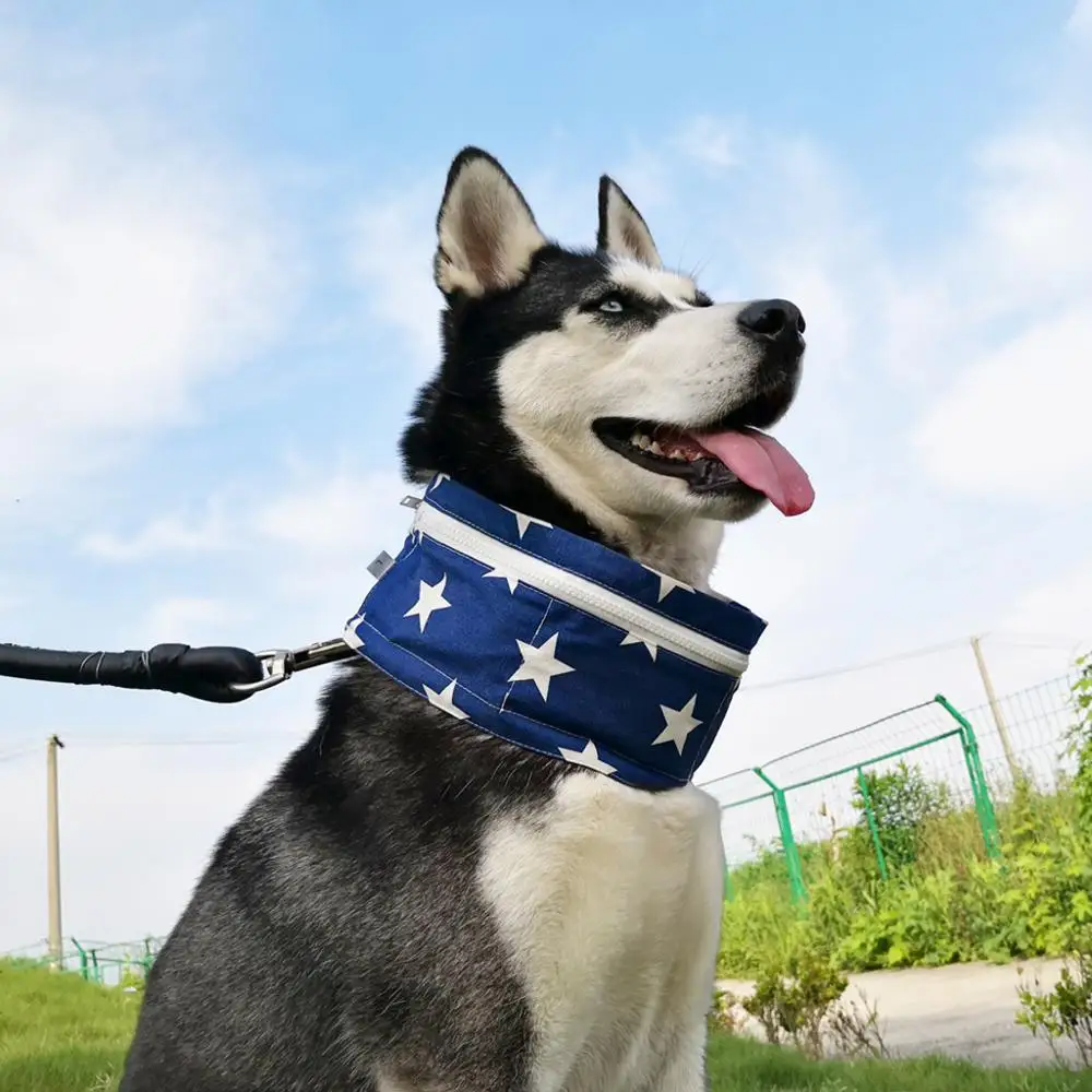 

Fashion New Summer Pet Cat Dog Cooling Collar Self Necklace Drop Heat Scarf Towel Wrap Dog Collar #3B29
