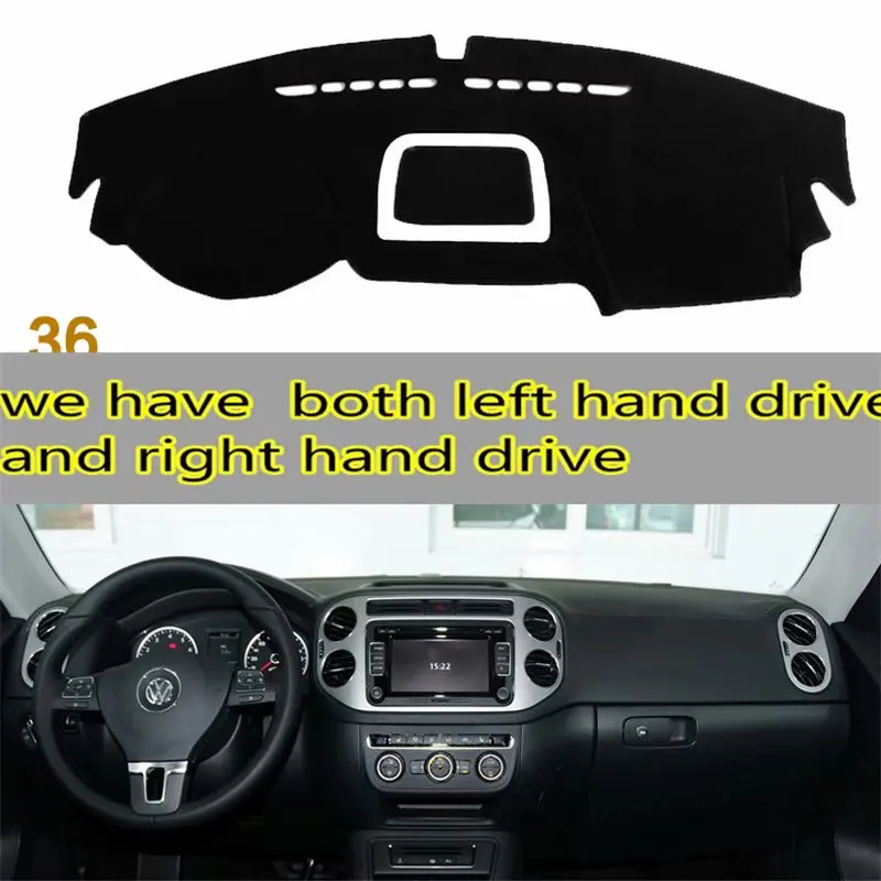 Для VW Volkswagen tiguan 2010 2011 2012 2013 приборной автомобиль-Средства для укладки волос приборной панели ковровые покрытия коврик с рельефом козырек от солнца