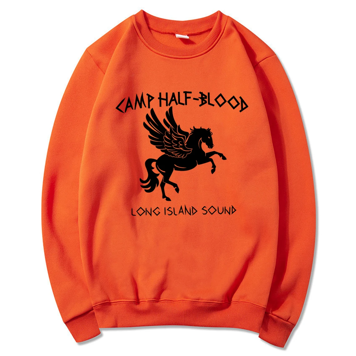 Camp Half Blood Sweatshirt Percy Jackson Hoodies Long Island Sound Olympian SPQR Pullover Vintage Unisex Sweatshirts Streetwear