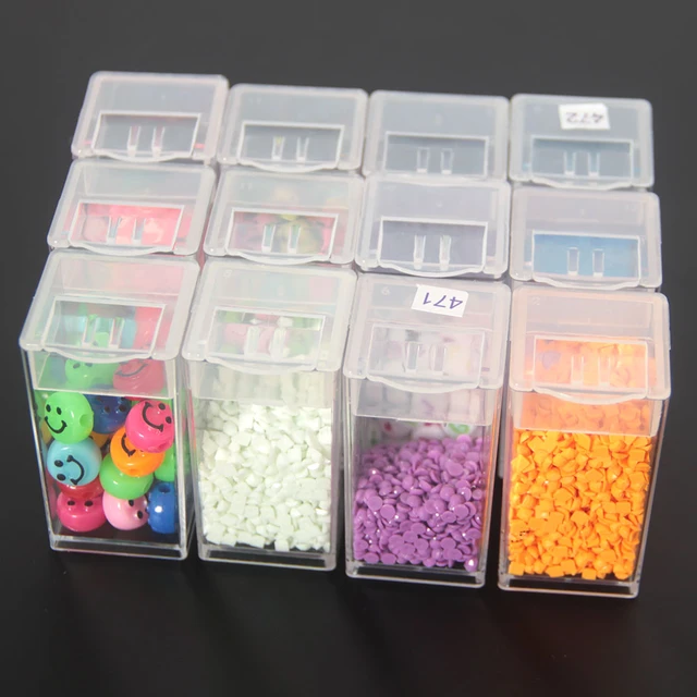 120/200Pcs Jar Diamond Painting Accessories Container