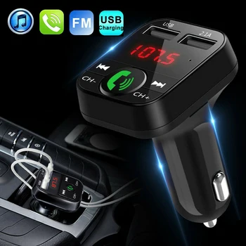 

12V LED Display USB Phone Charger Car-Charger for Xiaomi Samsung for iPhone 11 Pro 7 8 Plus Mobile Phone Adapter Car Charger