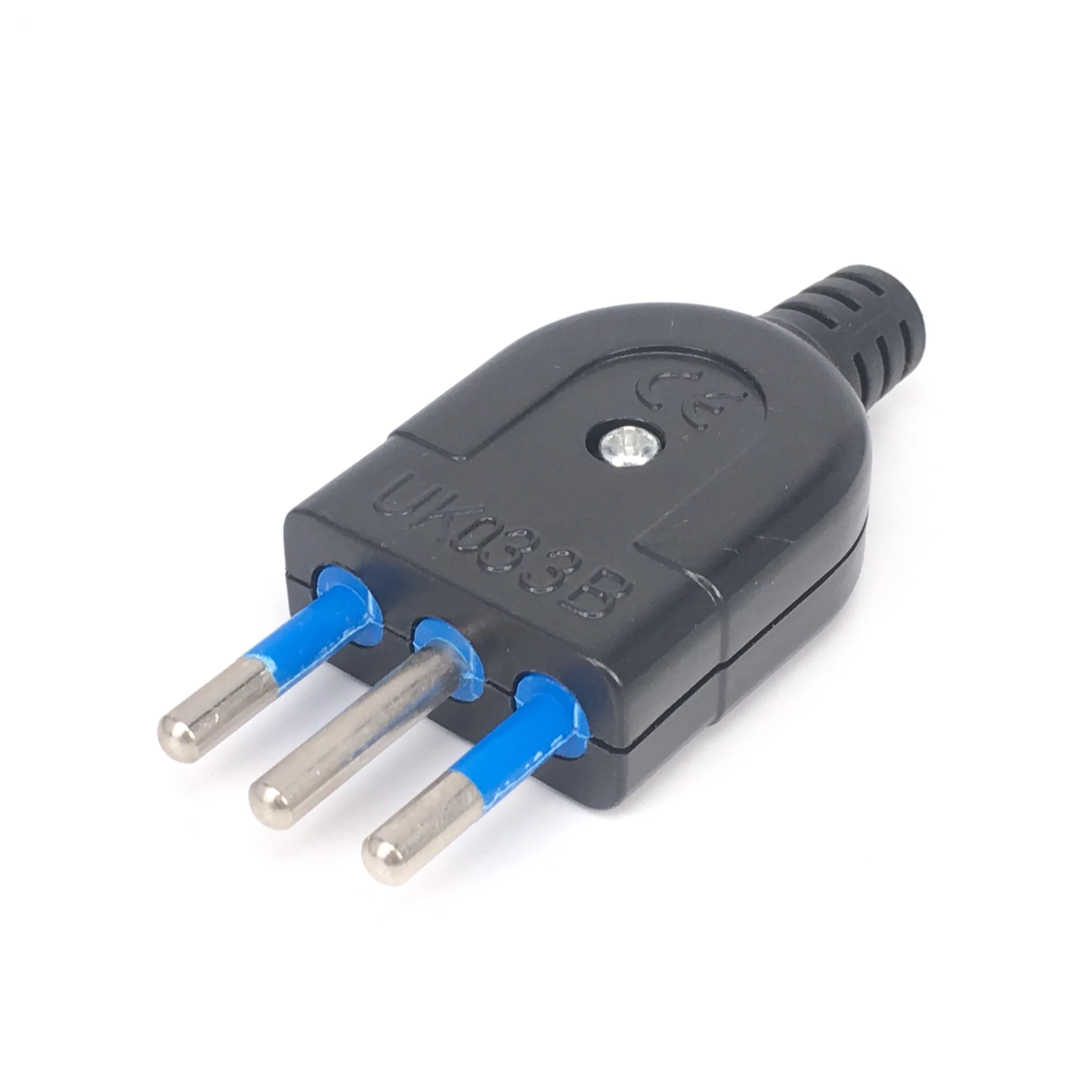 Italian Power Plug 10A 16A Male Female Socket 3 Round Pin Converter Adaptor