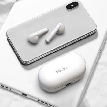 

MIJA T2 Bluetooth Headset TWS Wireless Bluetooth Earphone 3D Stereo Sports with Type-C Charging-Box for iphone samsung huawei