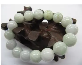 

Natural Certified A Grade Jades (jadeite) 12mm Round Beads Bracelet