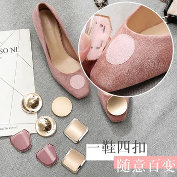

Fu [one shoe, four buttons] spring 2020 new single shoes, coarse heels, single shoes, women's fleece, all kinds of fashion