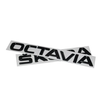 

2pcs/lot Emblem Sticker For SKODA OCTAVIA SUPERB YETI FABIA RAPID KODIAQ KAMIQ SCALA Trunk Sticker Displacement Sticker Decals