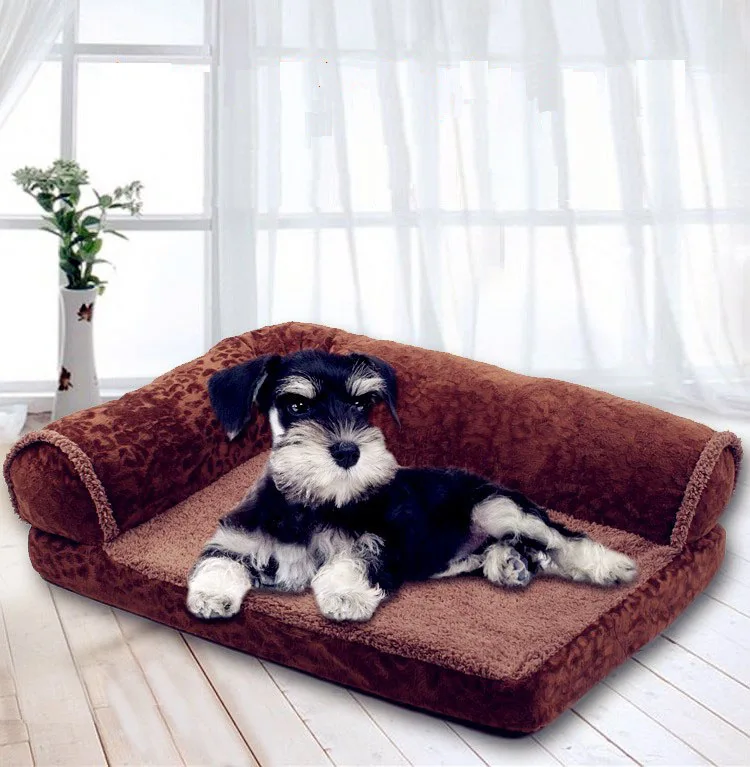 

Pet Sofa Winter Dog Beds Soft Fleece Warm Cat Bed Puppy Bed House Breathable Pet Nest Washable Dog Cushion Petshop Drop Shipping