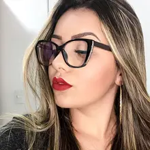 Женский роскошный светильник "кошачий глаз", уютный TR90 CP, впрыска, пружинный шарнир, оправа для очков, оптические очки, компьютерные очки, оправа для очков