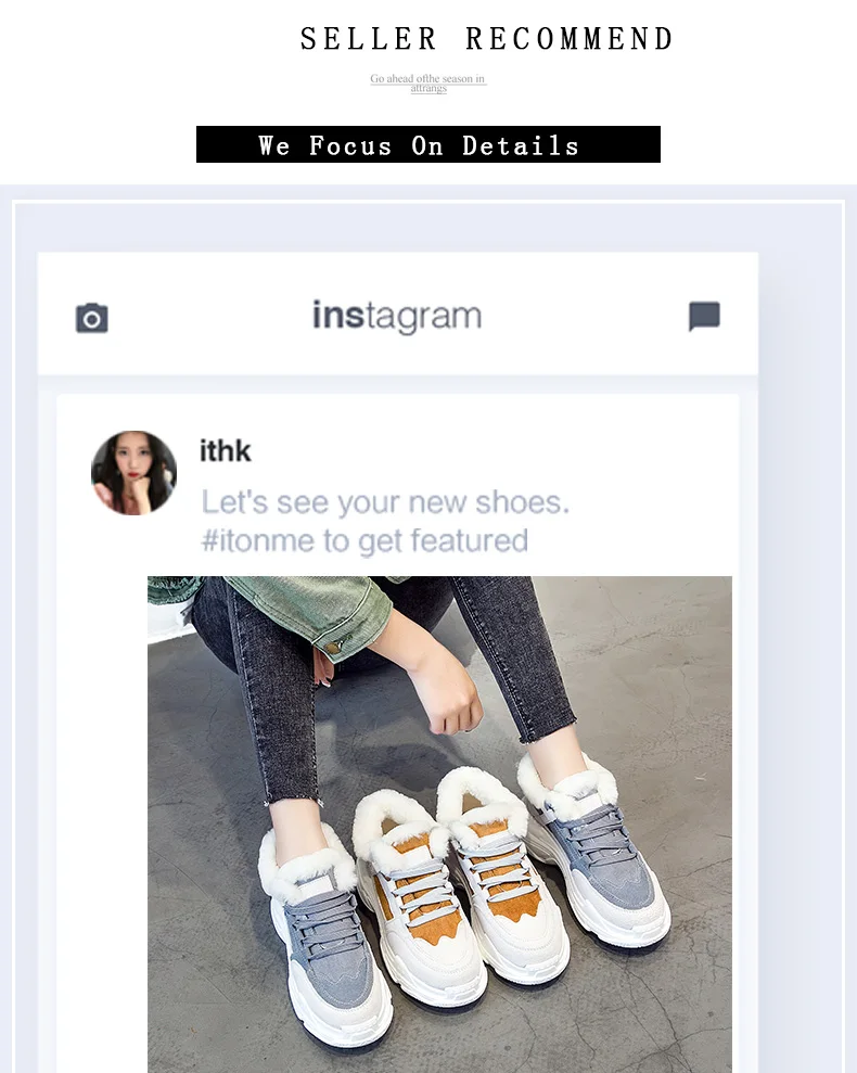 Dumoo/Женские повседневные кроссовки; зимние кроссовки с Плюшевым Мехом; теплая женская обувь; женские ботинки на шнуровке; удобная женская обувь на платформе