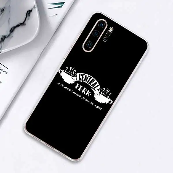 S09 Друзей Central perk Кофе ТВ чехол для huawei P30 P20 Pro P10 P9 Lite P Smart Z плюс силиконовый чехол для телефона Cubre крышка - Цвет: S09