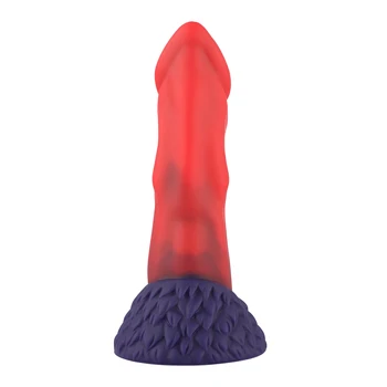 Dildo for Women Novelty Viberating Flames 8 Inch Silicone Penis Monster Series Vibrator for Women Vaginal Stimulator for Female 2