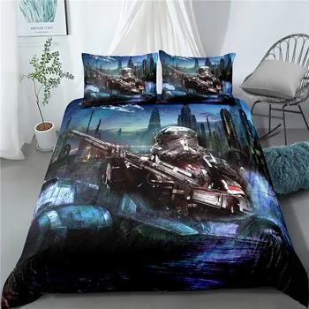 

3 Pieces of Star Wars Beddding-set Duvet Cover Pillowcases Bed Sets Children's Pattern Comforter Bedding Cover Twin