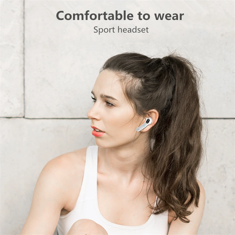 TWS 5 0 Bluetooth Earphone Marble Wireless Headphones HiFi Noise Reduction Touch Earbuds Sport Headset For Smart Phones