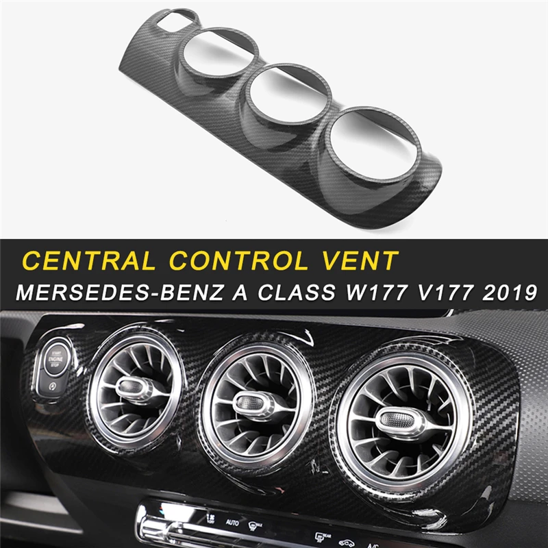 

Center Console Air Outlet Vent Frame Sticker Trim Cover Accessories For Mersedes-benz A Class W177 V177 2019 Auto Car