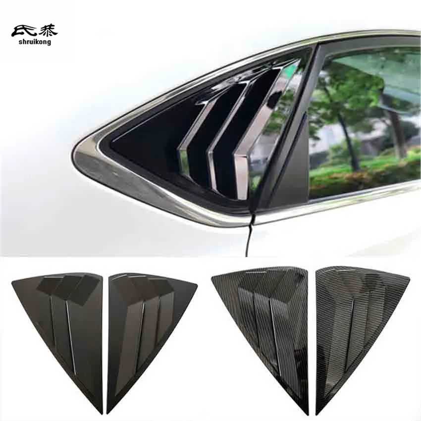 

Декоративная крышка затвора заднего стекла под углеродное волокно ABS для Nissan SYLPHY sentra MK13, 2 шт./лот, 2016, 2017