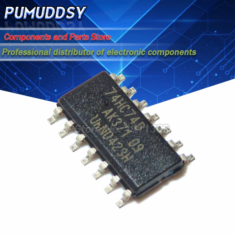 10 шт. 74HC74D SOP14 74HC74 SOP SN74HC74DR SN74HC74 SMD новый и IC | Электронные компоненты принадлежности