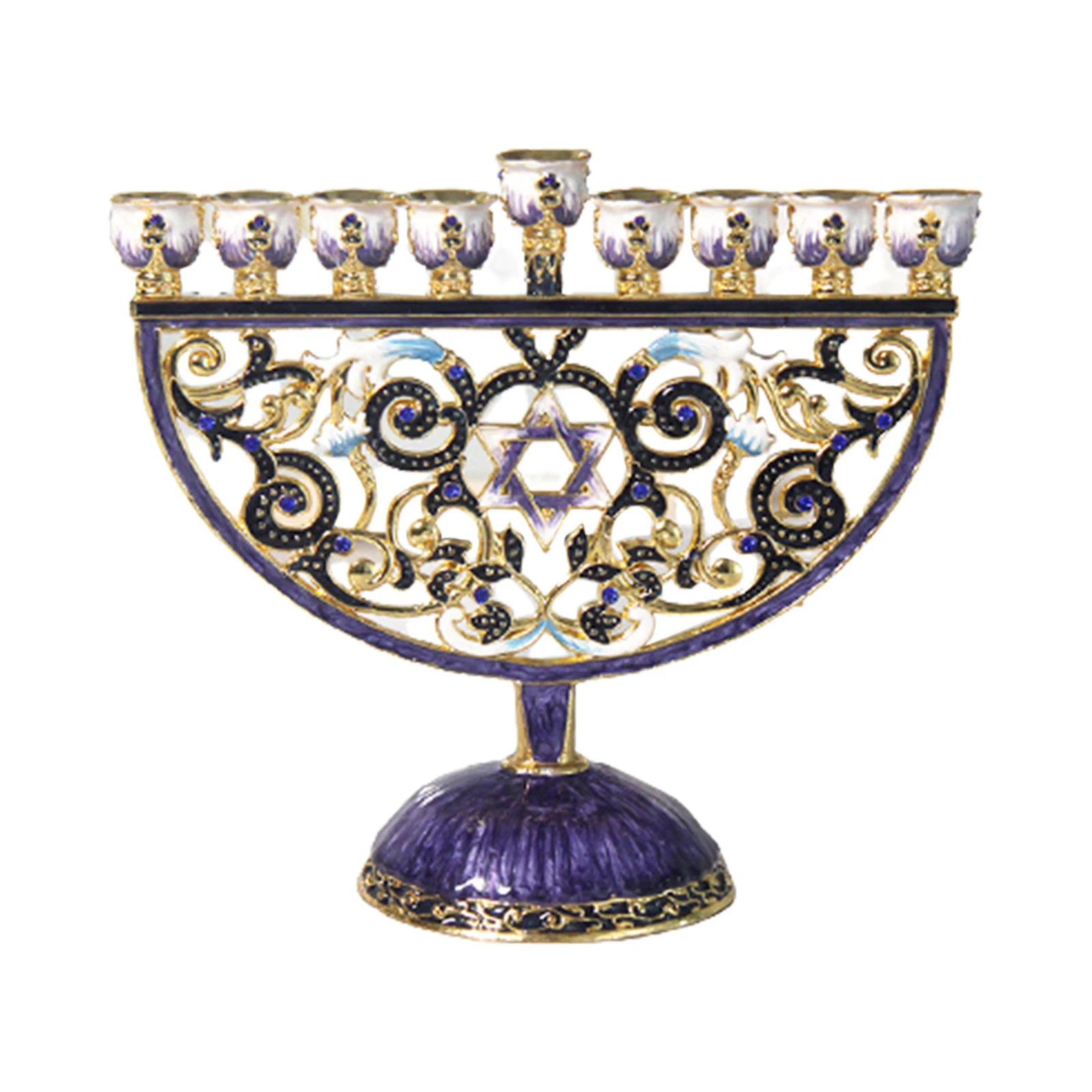 Hanukkah Menorah Candelabra 9 Branch Candlestick Party Candle Holder candle holders
