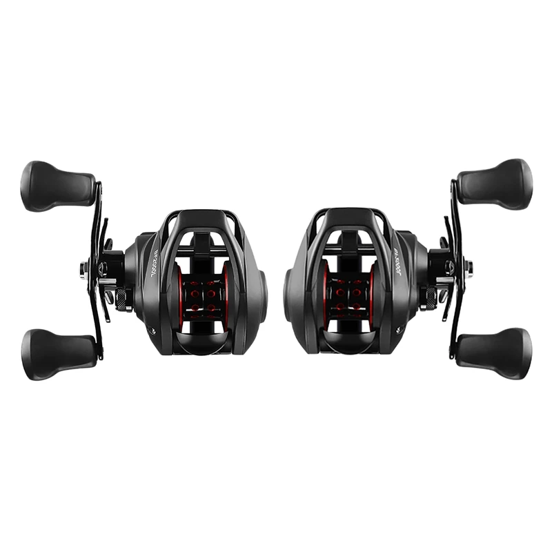 

2x Bf2000 Reel High Speed 7.2:1 Gear Ratio 12+1Bb Fresh/Saltwater Magnetic Brake System Ultralight Fishing Reel (Right Hand&Left