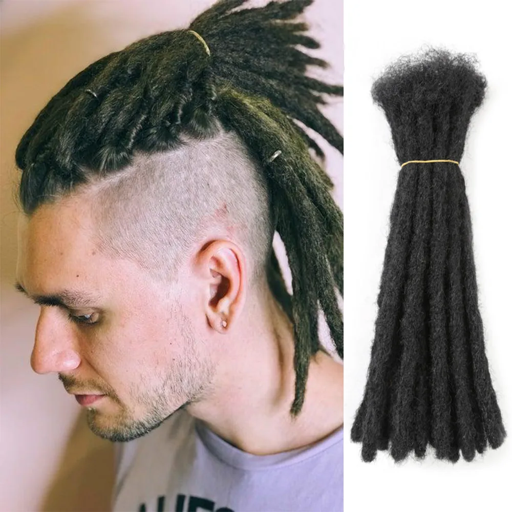 Handmade Dreadlock Crochet Hair Extensions Soft Reggae Hair Synthetic Hair Braids For Afro Women And Men 6-20Inch Alibaby