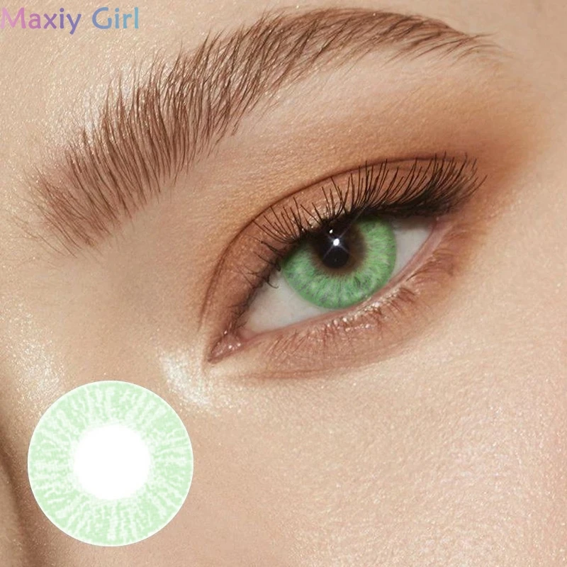 lentes-de-contato-verdes-com-luz-olhos-grandes-pupila-de-beleza