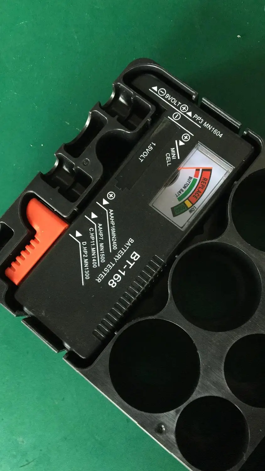 HIREED мини батарея коробка для хранения Чехол Органайзер AA AAA 9V AG CR C D с BT168 тестер