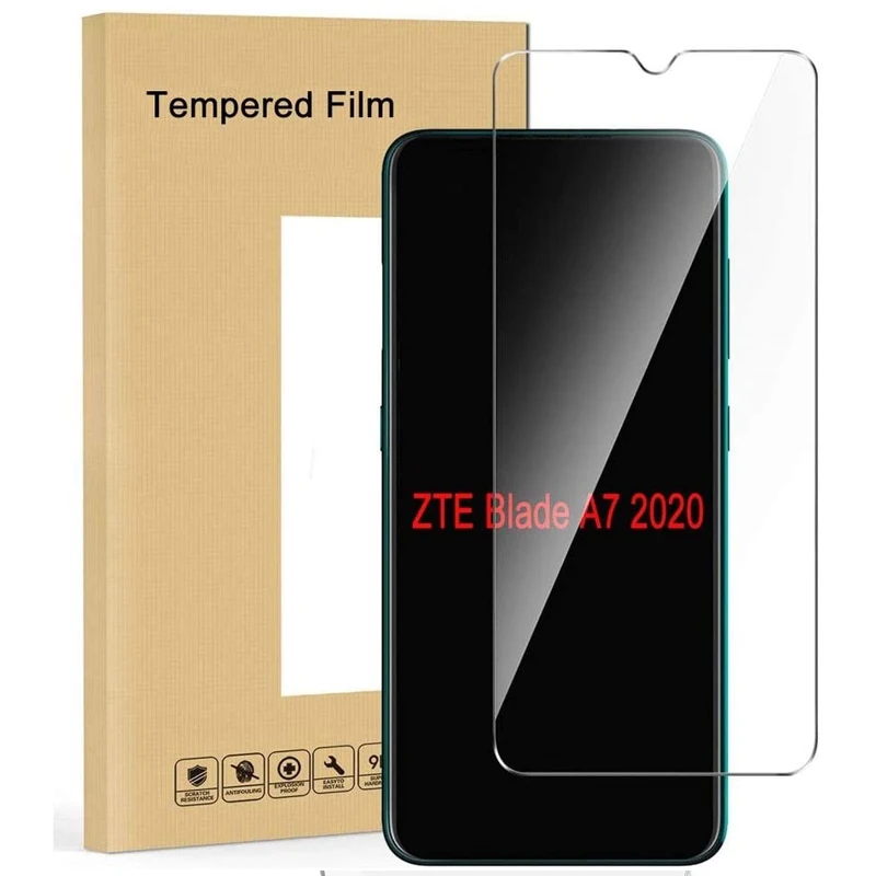 Закаленное стекло для ZTE Blade A7 2020 Защитное экрана 9H Премиум BLADE защитная пленка |
