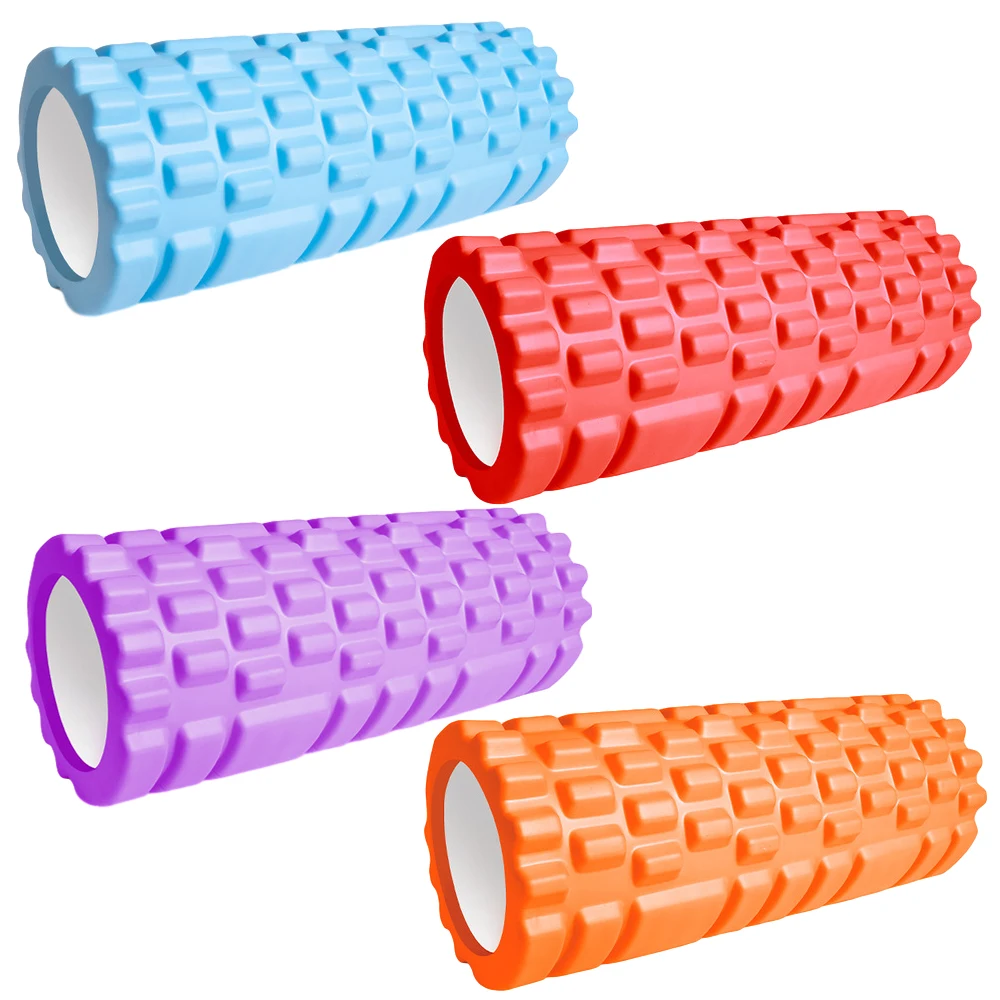 33cm Sport Fitness Foam Roller Yoga Block Gym Pilates Yoga Exercise Back Muscle Massage Roller