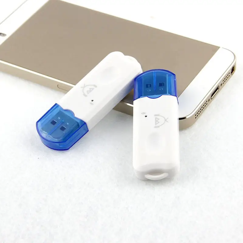 Акция синий беспроводной Usb Bluetooth музыкальный ресивер с громкой связью
