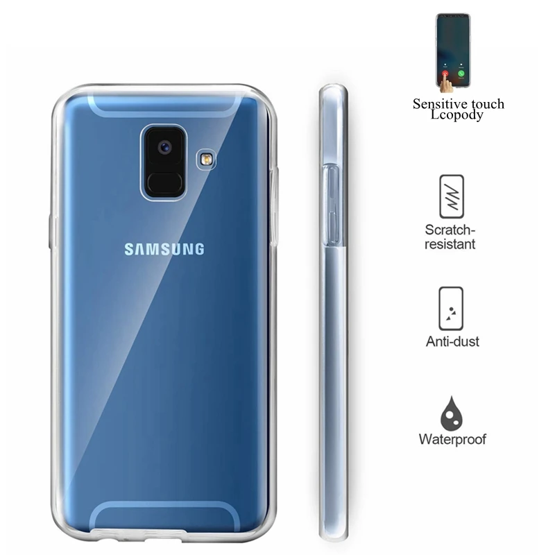 Двойной силиконовый чехол для samsung Galaxy A10 A10S A20 A20E A20S A30 A40 A40S A50 A50S A60 A70 A70S M10 M10S M20 M30