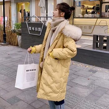 

Women's Jackets Large Sizes ,Large Fur Collar Cotton Clothing，Winter Jacket Women，Abrigos Mujer Invierno 2019，Women's Warm Parka