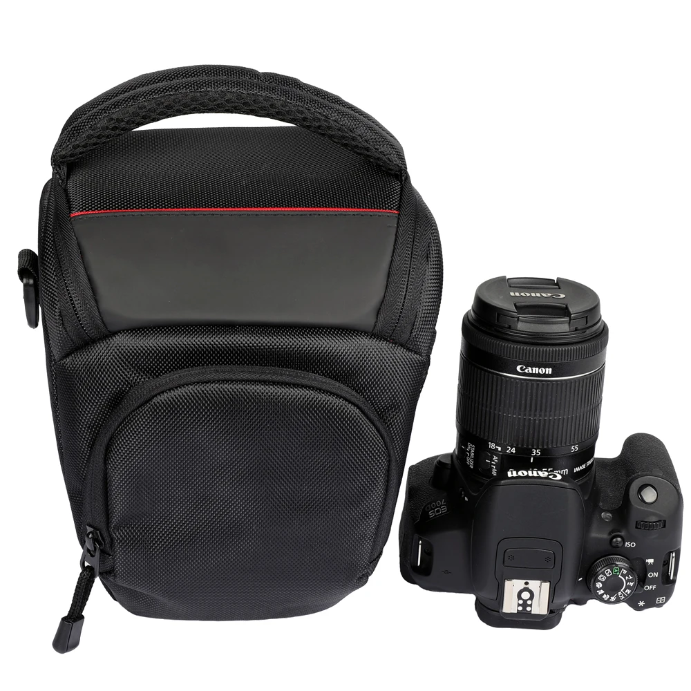 Сумка для камеры DSLR чехол Nikon D3400 D750 D5300 D80 Canon EOS 6D 1100D 200D 80D T6 T5|Сумки
