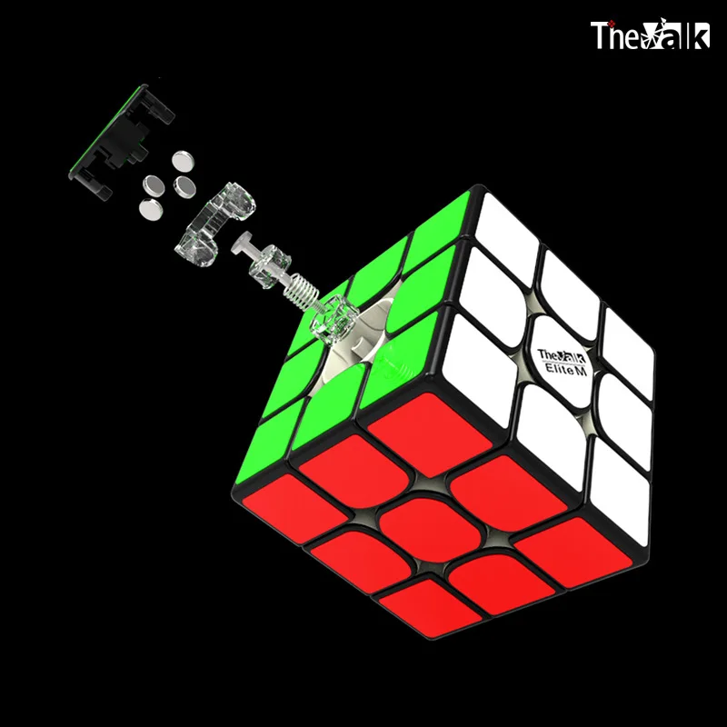 QiYi Valk3 Elite M 3x3x3 Магнитный Magic Cube Пластик Скорость 3x3 куб головоломка новые Cubo Magico твист