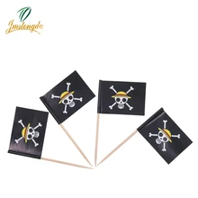 1000 шт миниатюрная шляпа Пиратская бумажная еда выбирает ужин Шпажки для торта кекс украшения фруктовые коктейльные палочки вечерние Топпер Палочки