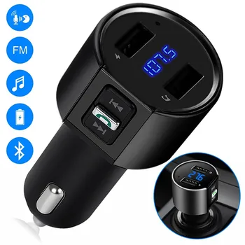 

C26S Bluetoot Car Kit FM Transmitter Wireless Radio Adapter MP3 Player Plug USB dropshipping