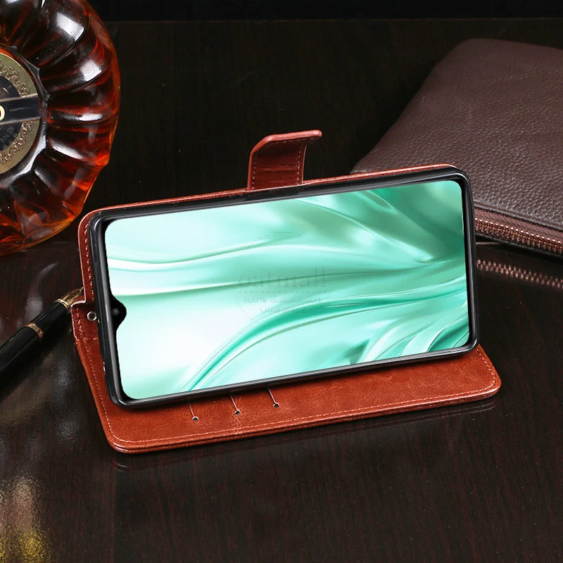 Роскошный Винтажный чехол-книжка из искусственной кожи для Leagoo S11, чехол-кошелек с подставкой и отделением для карт, бизнес стиль, чехлы для телефонов
