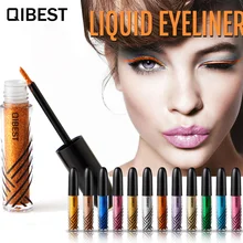 Абсолютно новая жидкая блестящая подводка для глаз, водостойкая блестящая цветная подводка для глаз, легко носить, блестящая золотая, серебристая, синяя Косметическая подводка для глаз, карандаш