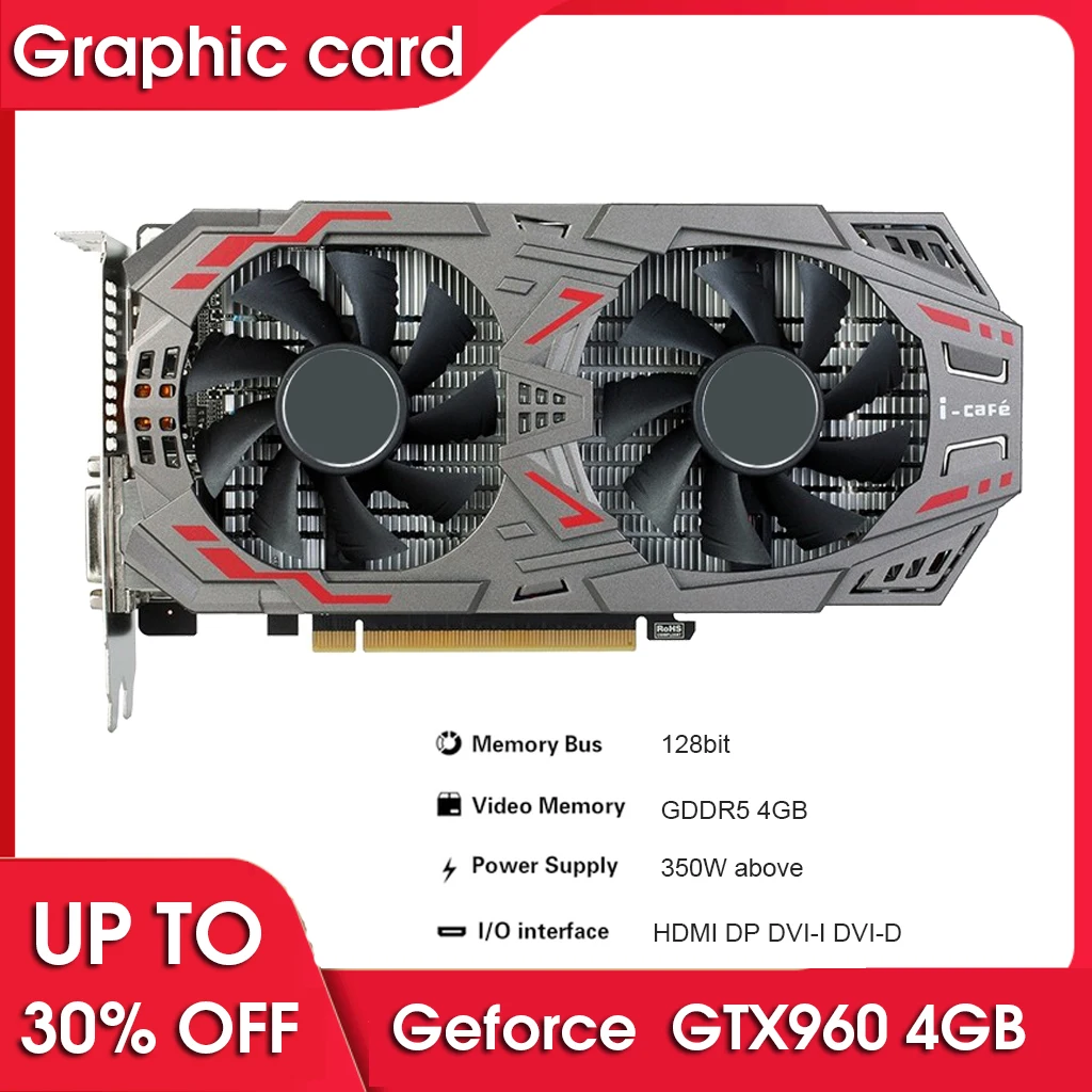 graphic card  GTX950 2GB GTX 960 2GB GTX 960 4GB 1050 TI 750 TI 2GB 4GB 1060 3GB Video Cards GPU display card for pc