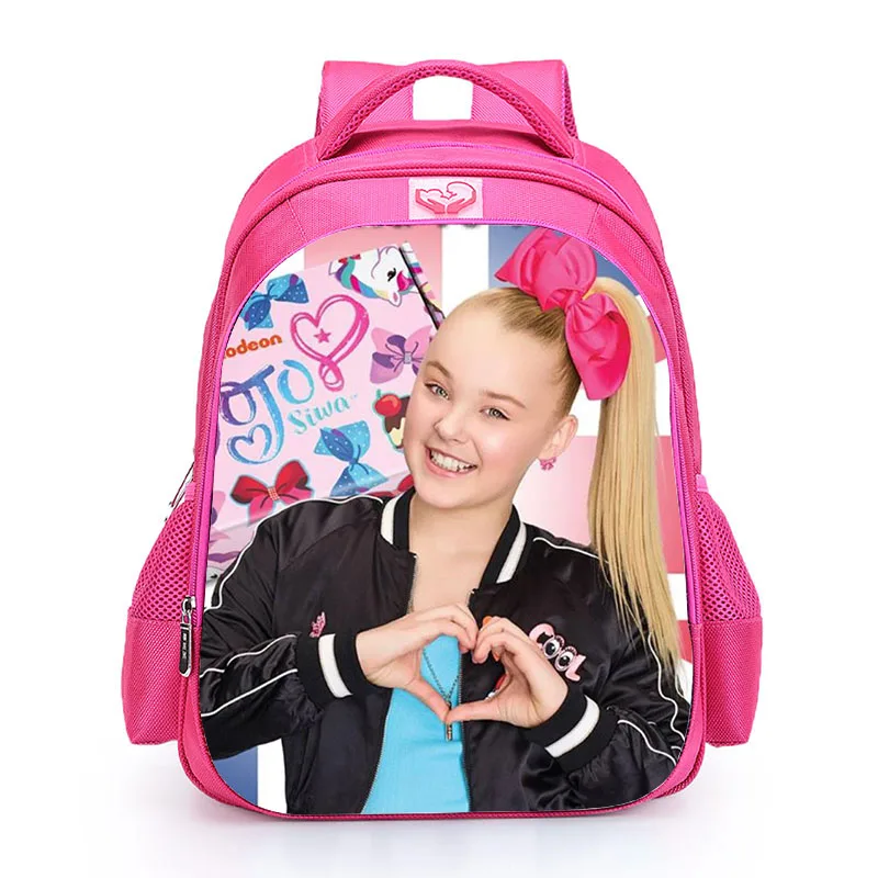 Поп-звезда Jojo Siwa рюкзак школьные сумки для девочек-подростков Повседневный Рюкзак Детские сумки для книг повседневные дорожные школьные сумки