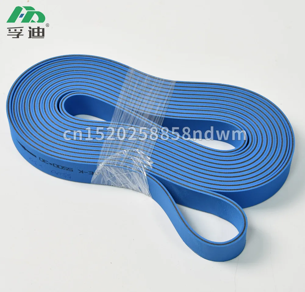 High Wear Fudie Resistance Folder Gluer Flat Rubber Drive Belt.double