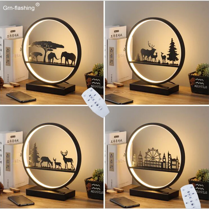 Modern Home LED Bedroom Table Lamp AC95 240V 3 Colors LED Night Lamp